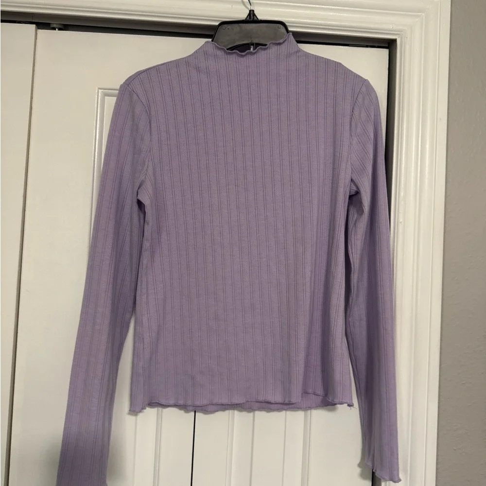 Elodie Lilac Long Sleeve Top - Picture 2 of 5